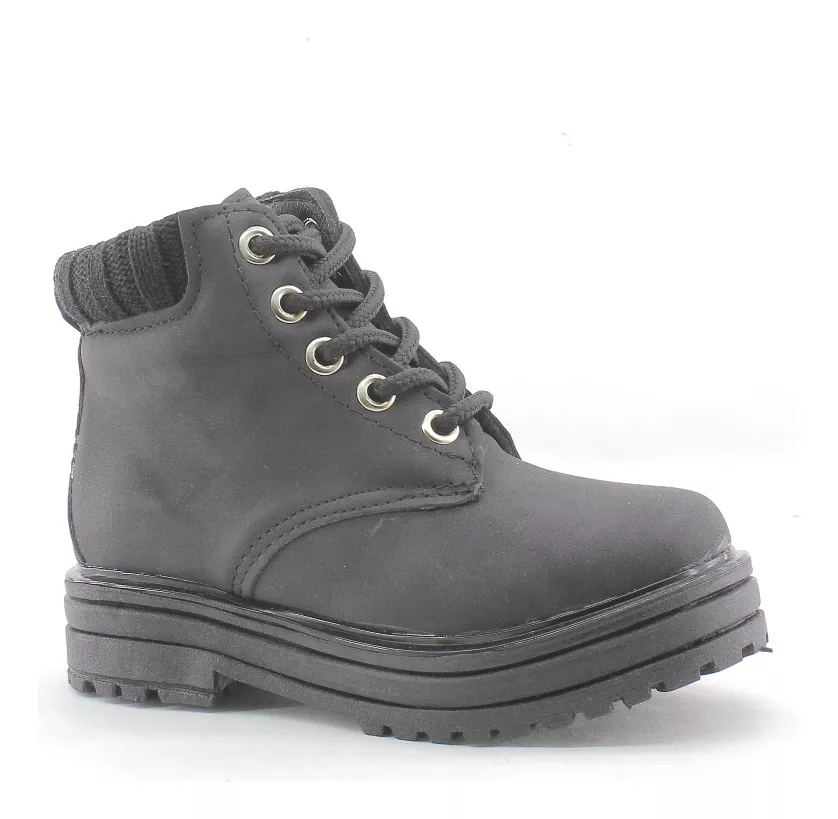 Botas Borcegos Acordonados Puño Nena Niña 60 Carg