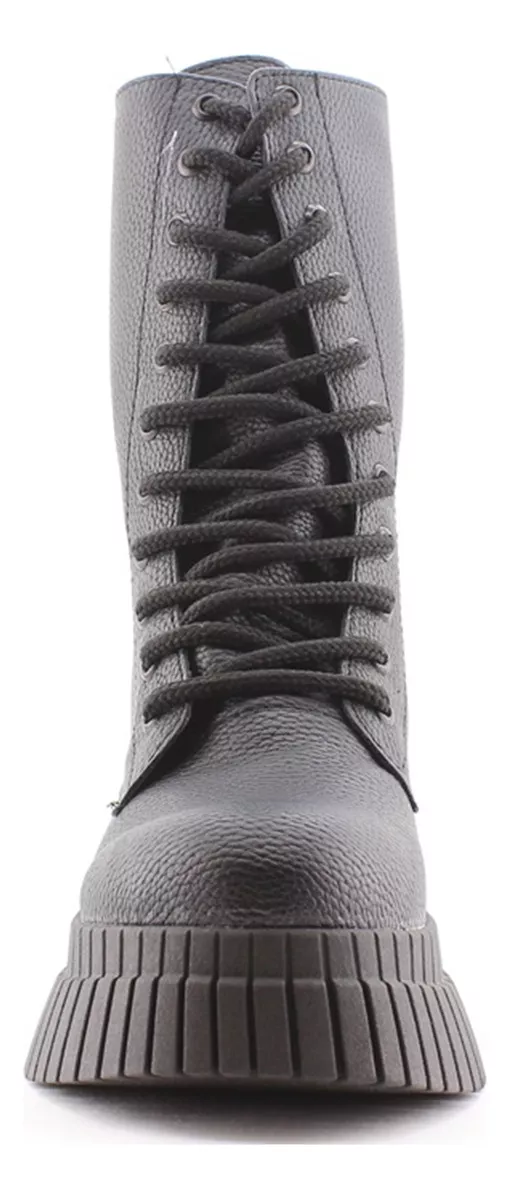 Botas Borcegos Altos Acordonados Dama Mujer 3120 Carg