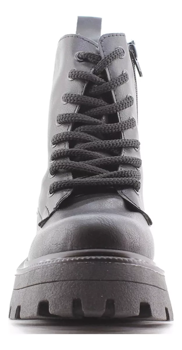 Botas Borcegos Dama Mujer Acordonado 800 Caña Media Carg