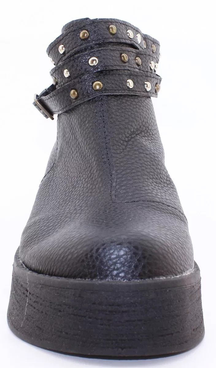 Botas Botinetas Plataforma Baja Dama Mujer 1200 Carg