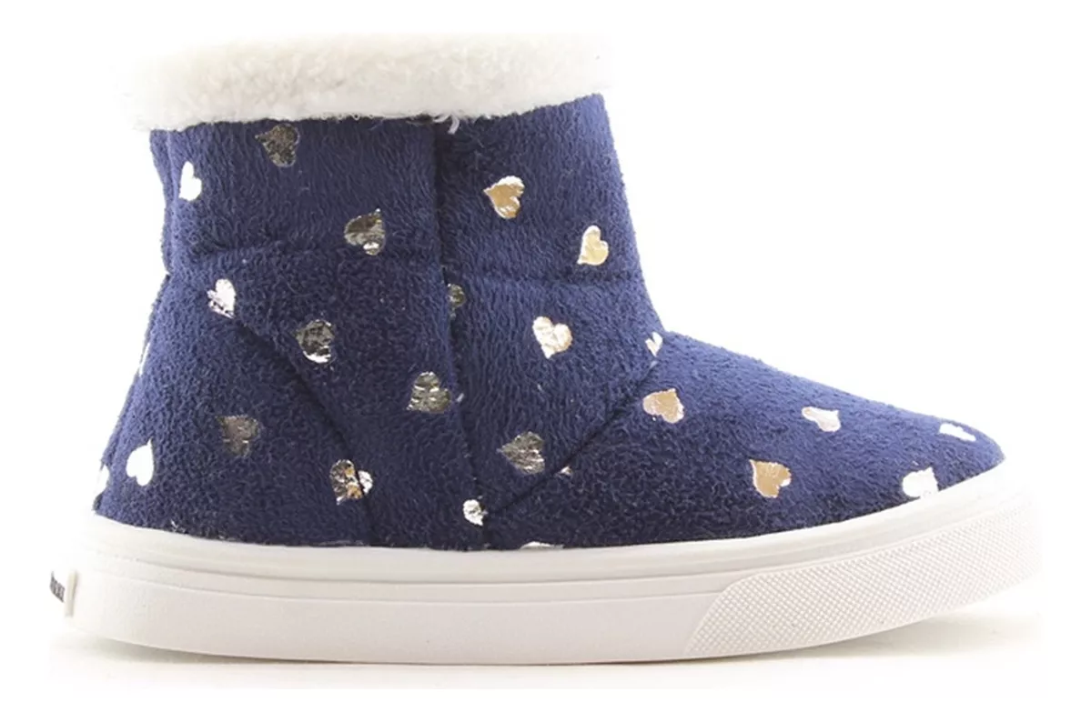 Botas Botitas Nena Corazones Polar Comodas Navarro Carg