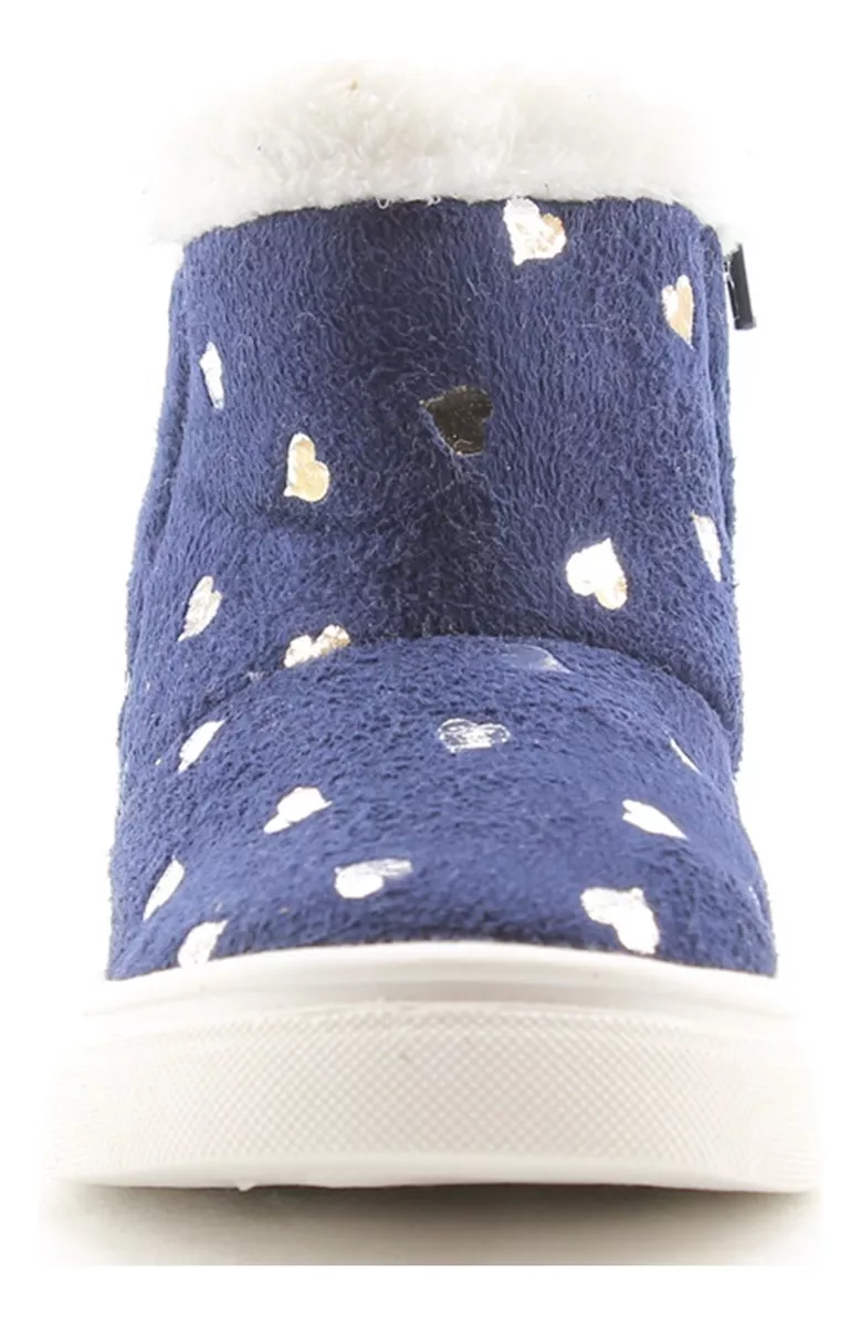 Botas Botitas Nena Corazones Polar Comodas Navarro Carg
