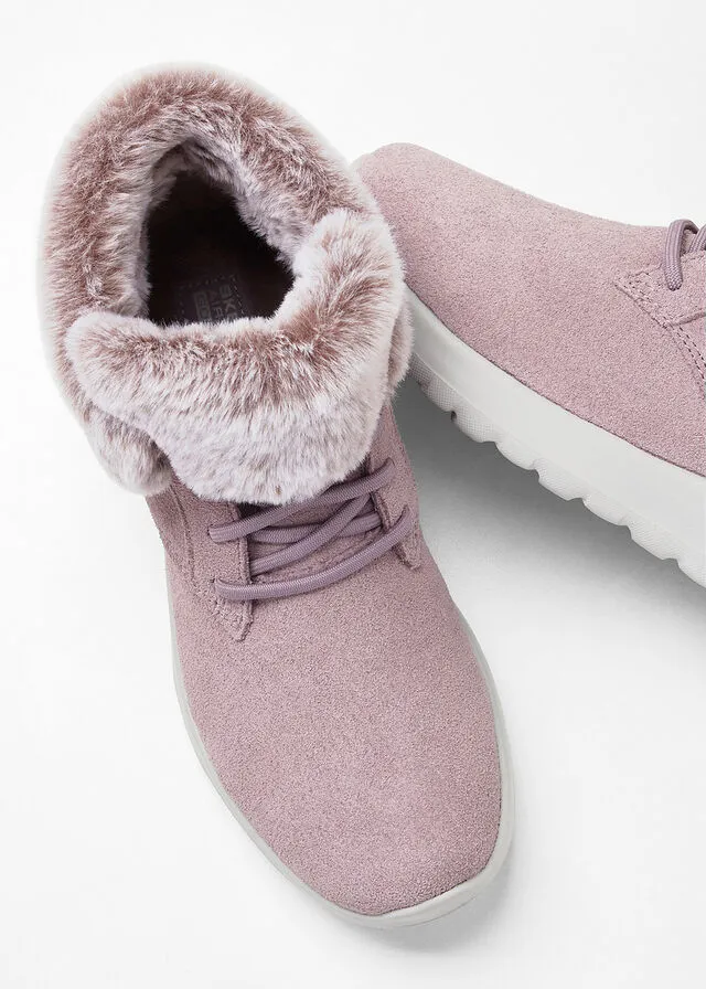 Botas con cordones Lavanda