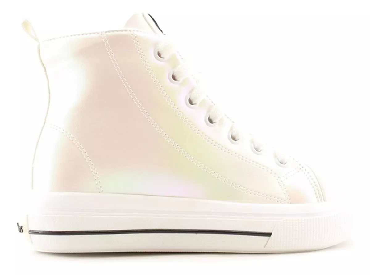 Botas Cordon Viamo Mini Cielo Acordonada Plataforma Carg