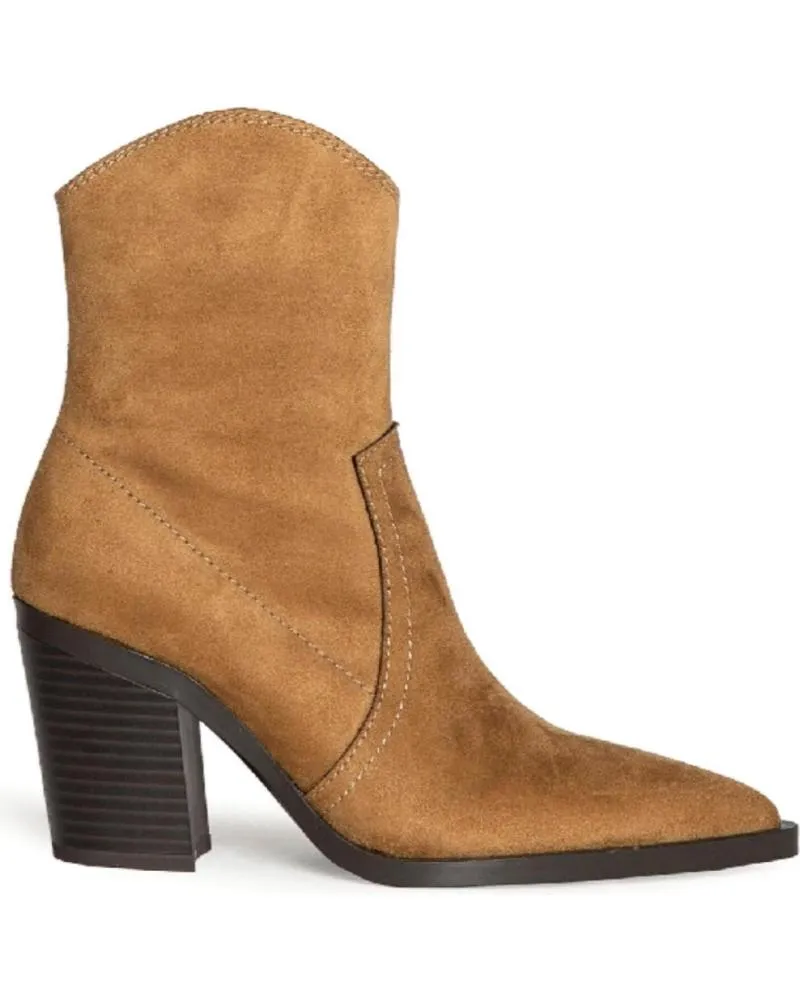 Botas CORINA  de Mujer BOTIN CON TACON PARA MUJER M4746 COLOR  CAMEL