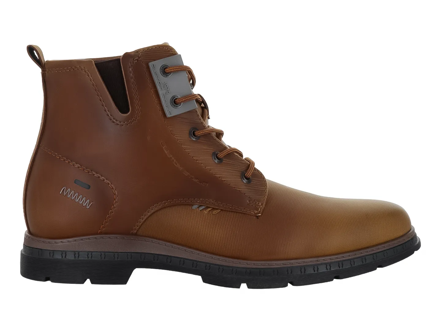 Botas Custom Style 8800 Cafe Para Hombre