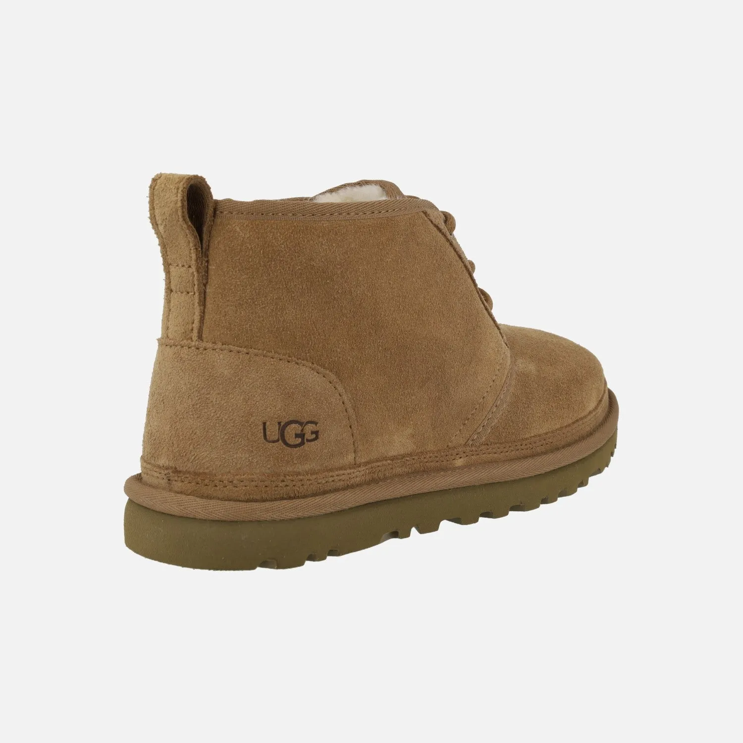 Botas de ante con cordones y forro de pelo para hombre Neumel
