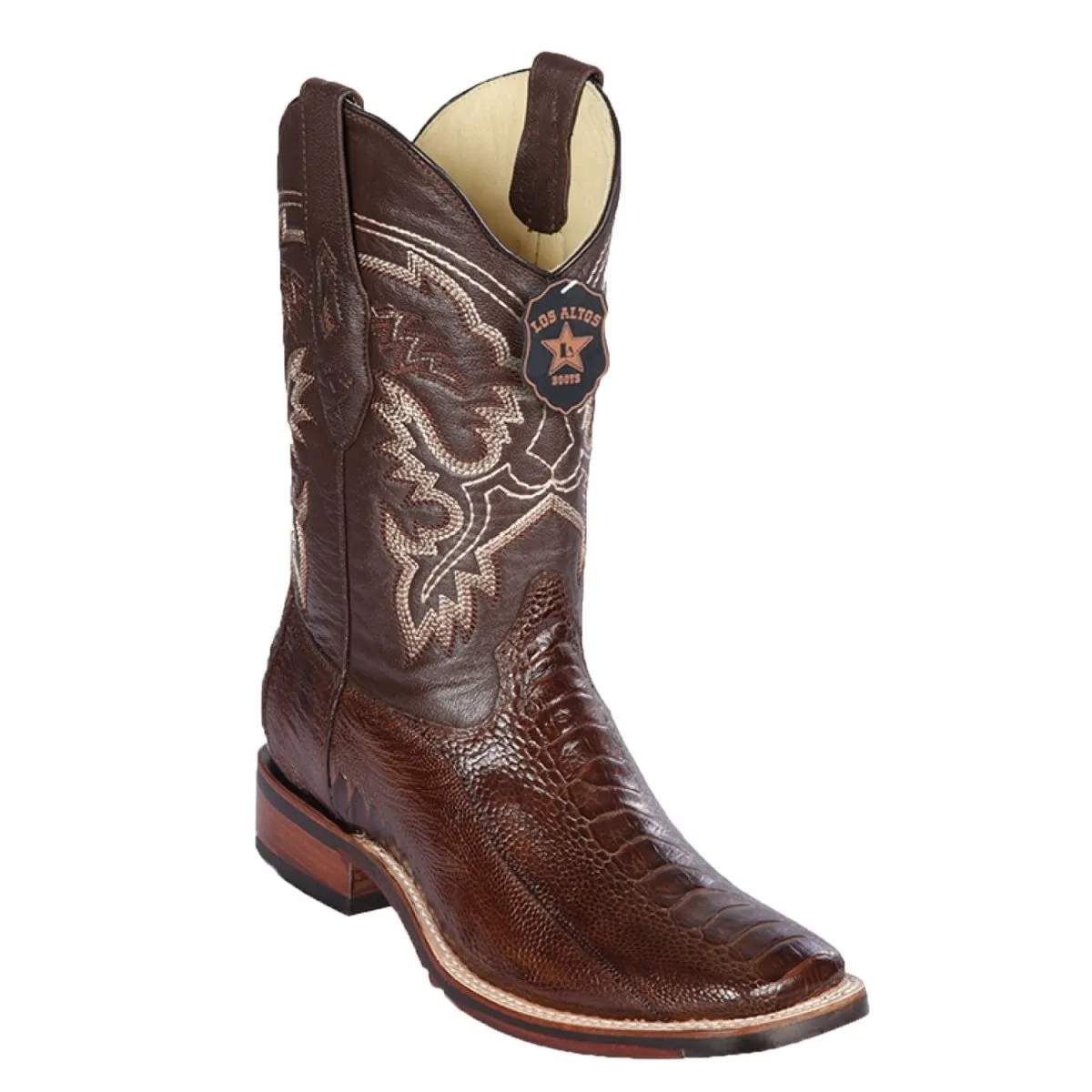 BOTAS DE AVESTRUZ PATA HORMA RODEO AMPLIA LAB82605