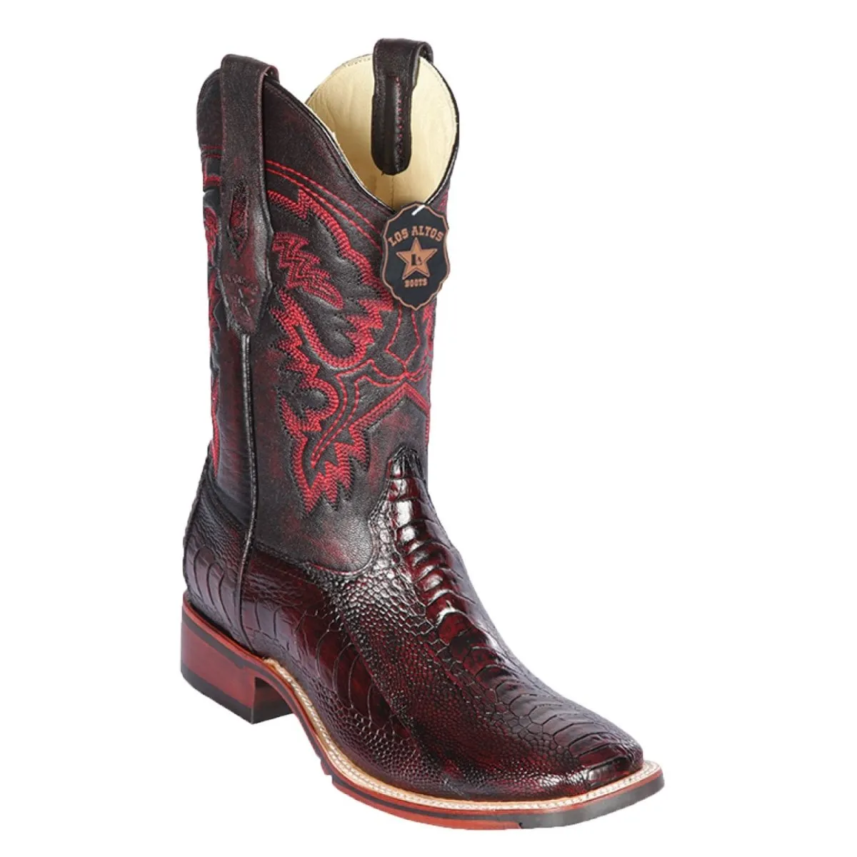 BOTAS DE AVESTRUZ PATA HORMA RODEO AMPLIA LAB82605