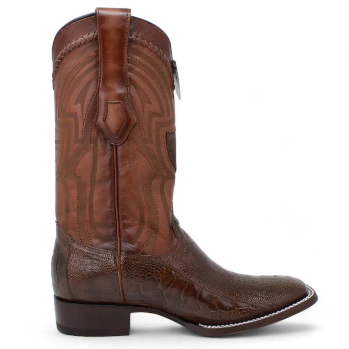 BOTAS DE AVESTRUZ PATA ORIGINAL HORMA CUADRADA ANCHA WW2824L0507