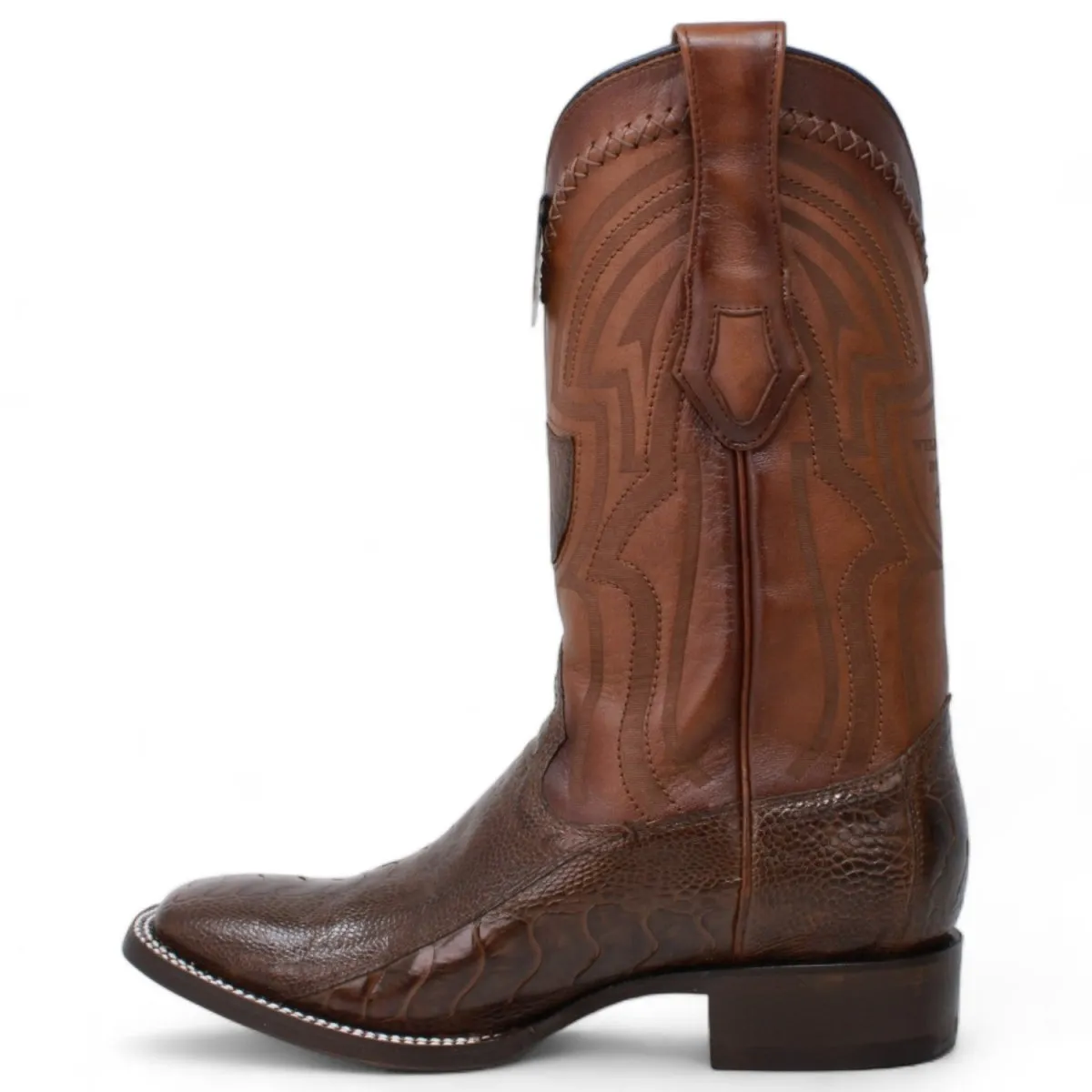 BOTAS DE AVESTRUZ PATA ORIGINAL HORMA CUADRADA ANCHA WW2824L0507