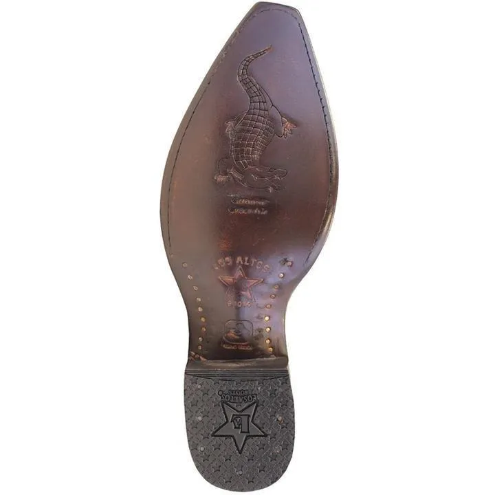 BOTAS DE COCODRILO CAIMAN COLA HORMA EUROPEA LAB760116