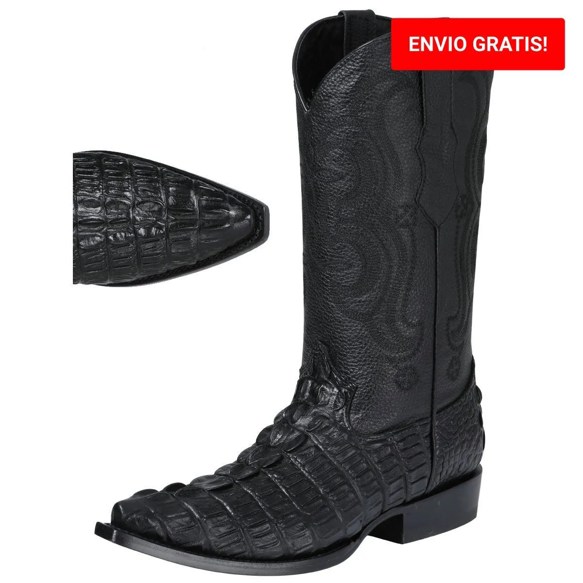 BOTAS DE COCODRILOCAIMAN ESTAMPADO WD233