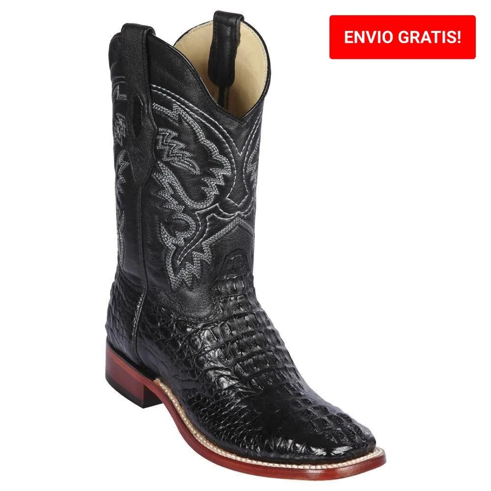 BOTAS DE COCODRILO CAIMAN LOMO HORMA AMPLIA LAB8220205