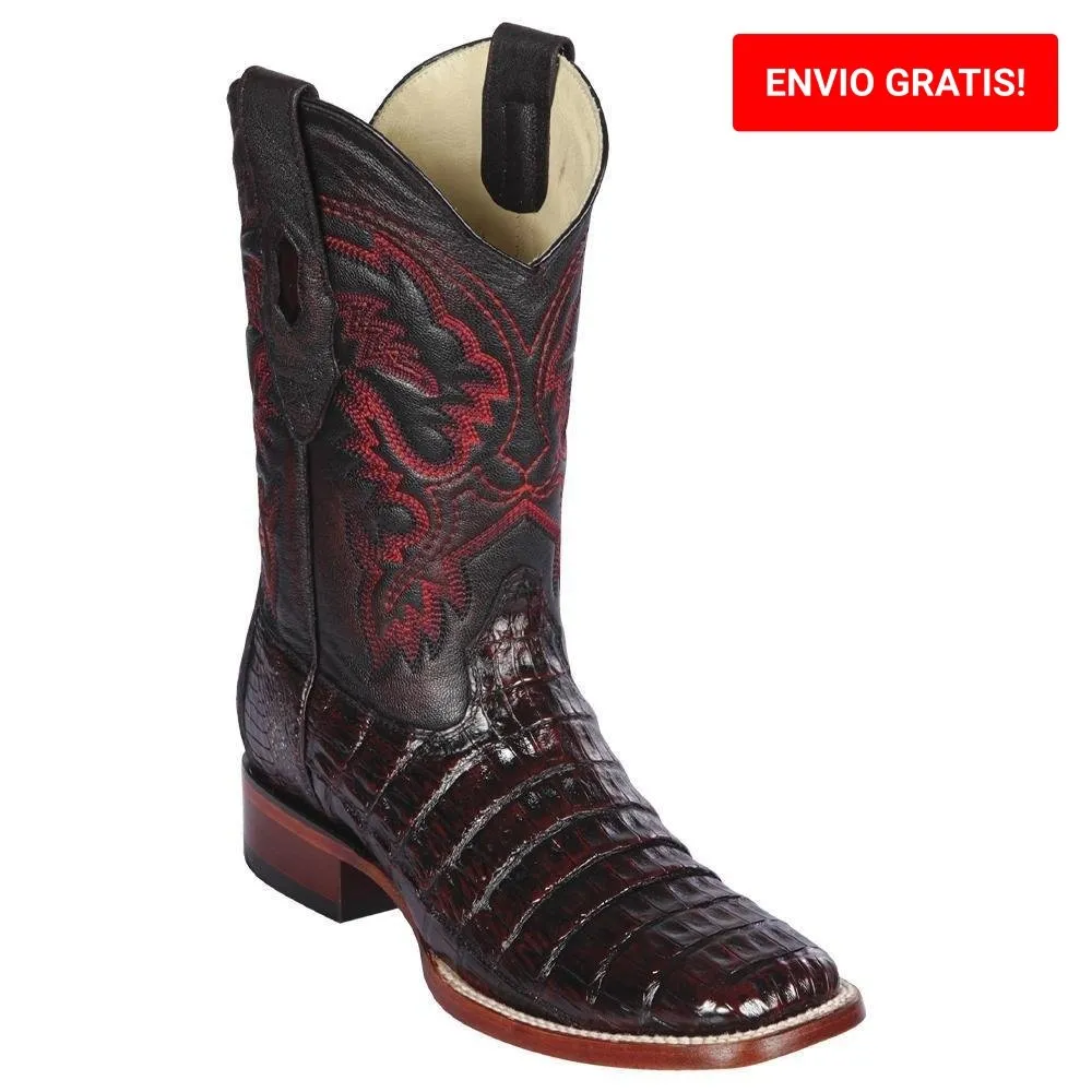 BOTAS DE COCODRILO CAIMAN PANZA HORMA AMPLIA LAB822A8218