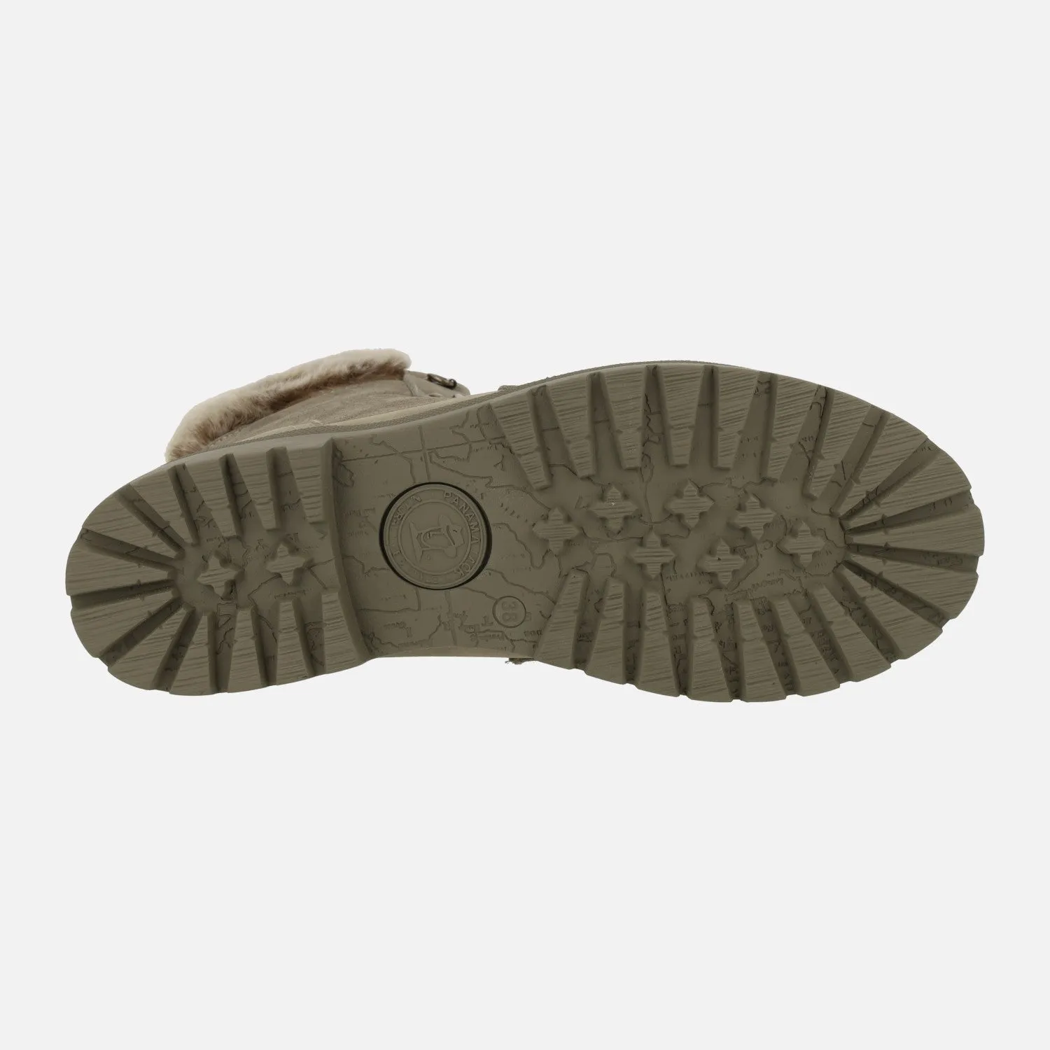 Botas de cordones con forro de pelo Panama jack Tuscani
