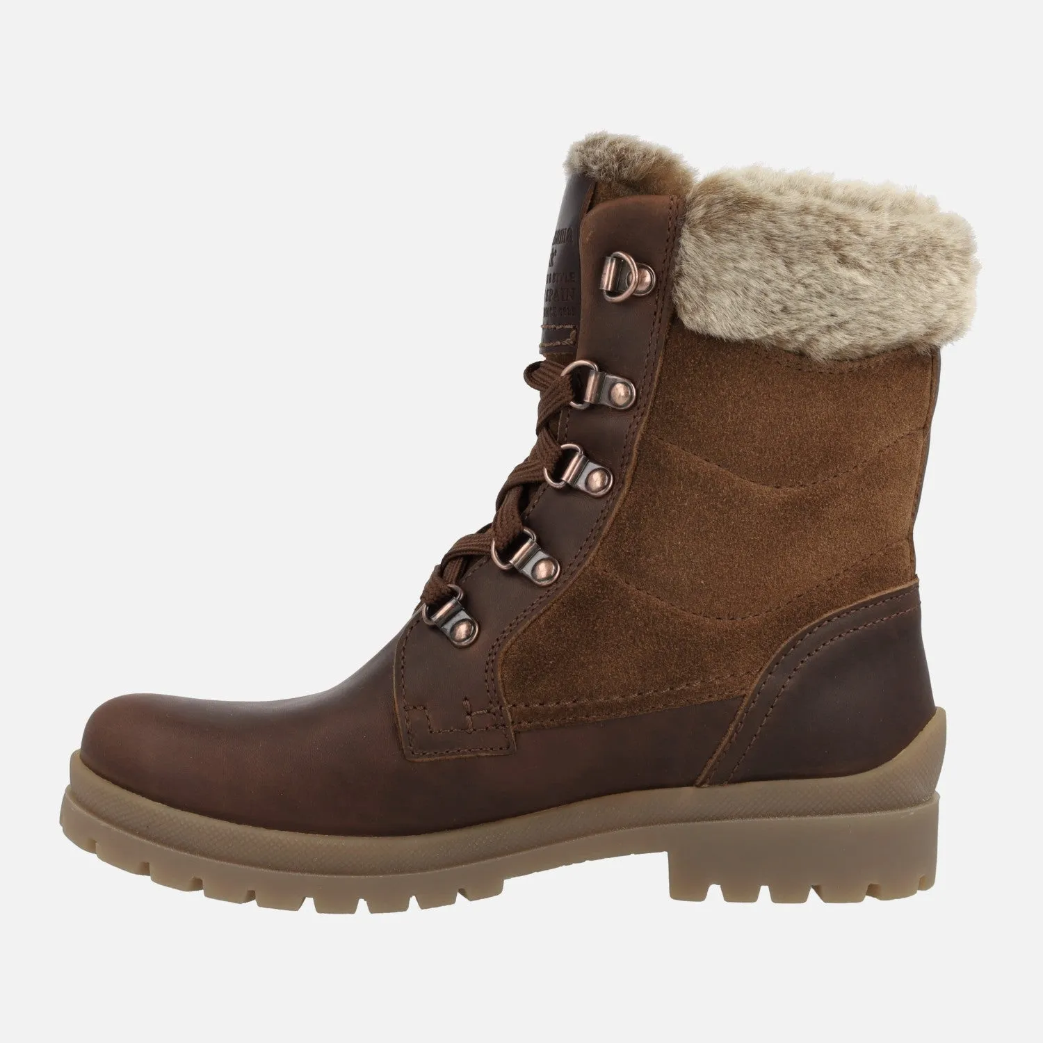 Botas de cordones con forro de pelo Panama jack Tuscani