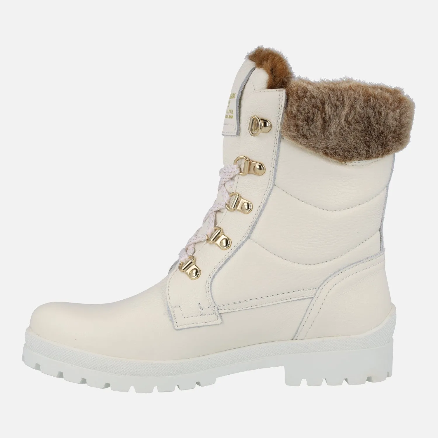 Botas de cordones con forro de pelo Panama jack Tuscani