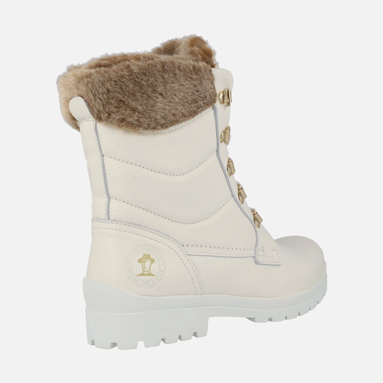Botas de cordones con forro de pelo Panama jack Tuscani