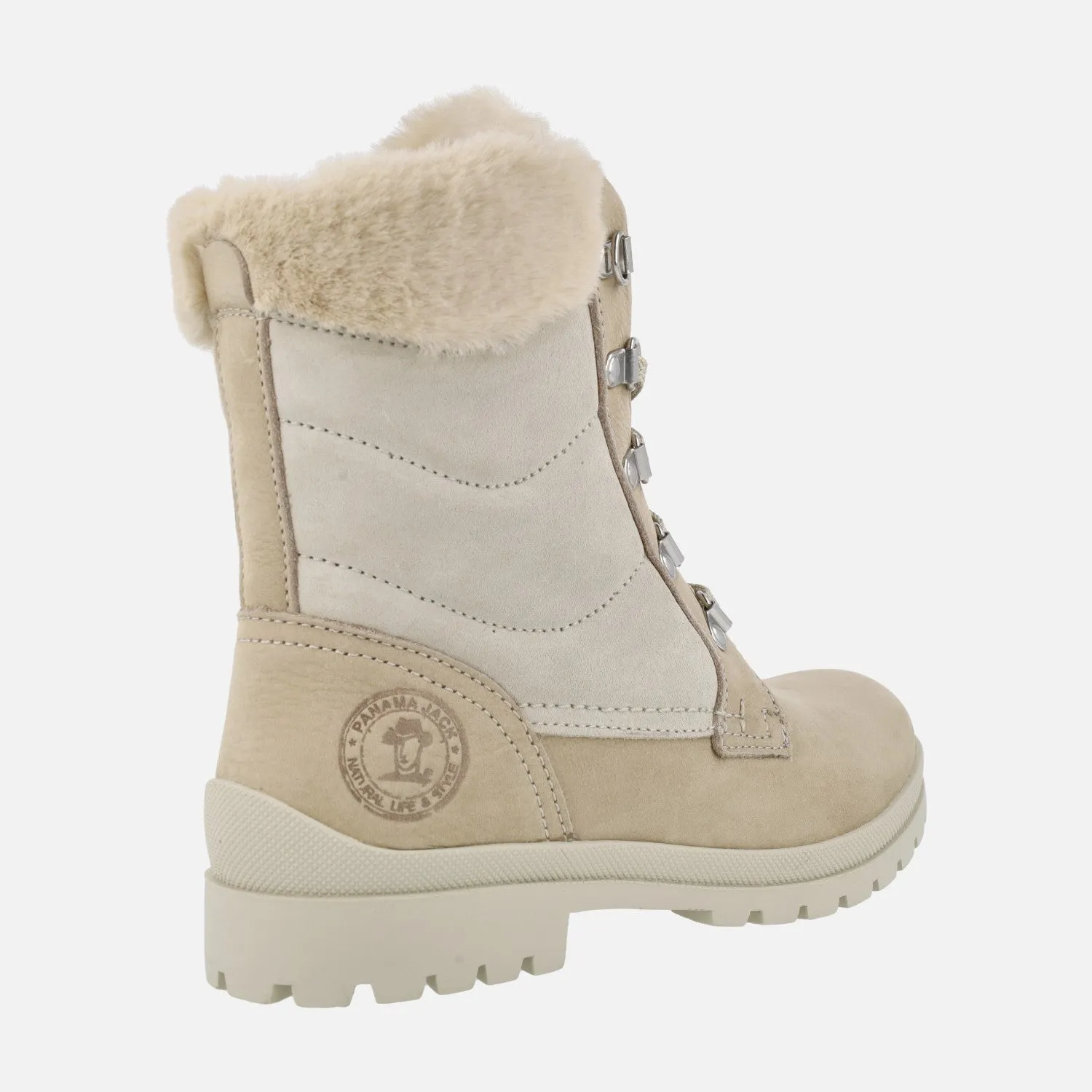 Botas de cordones con forro de pelo Panama jack Tuscani