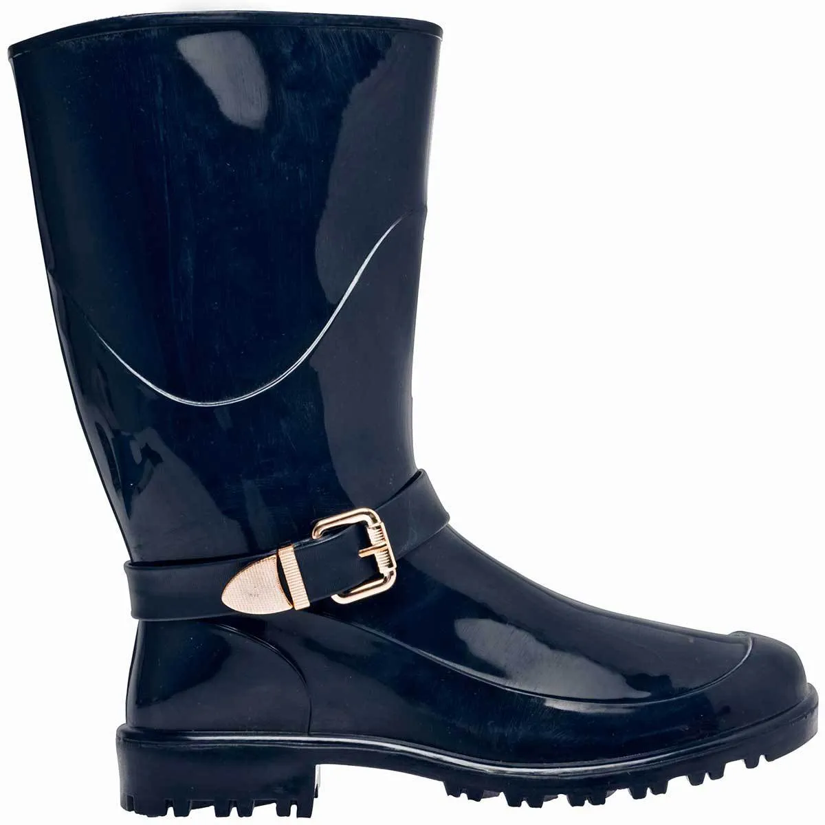 Botas de lluvia Exterior Charol Color Marino de Top Moda