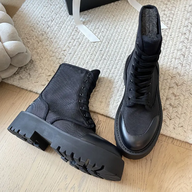 BOTAS DE LUJO BOTAS DISEñADOR DAMAS DAMAS MODA LUXURIOUS LUXURIOUS TACóN CHUNKY BOOTIES CALIENTES MARTIN BOTAS SIZE3541
