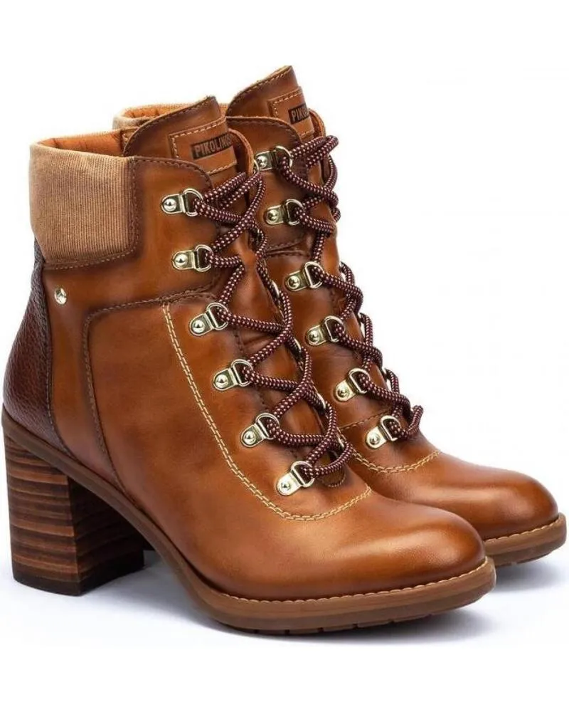BOTAS DE MUJER PIKOLINOS BOTAS POMPEYA W7S8851 BRANDY