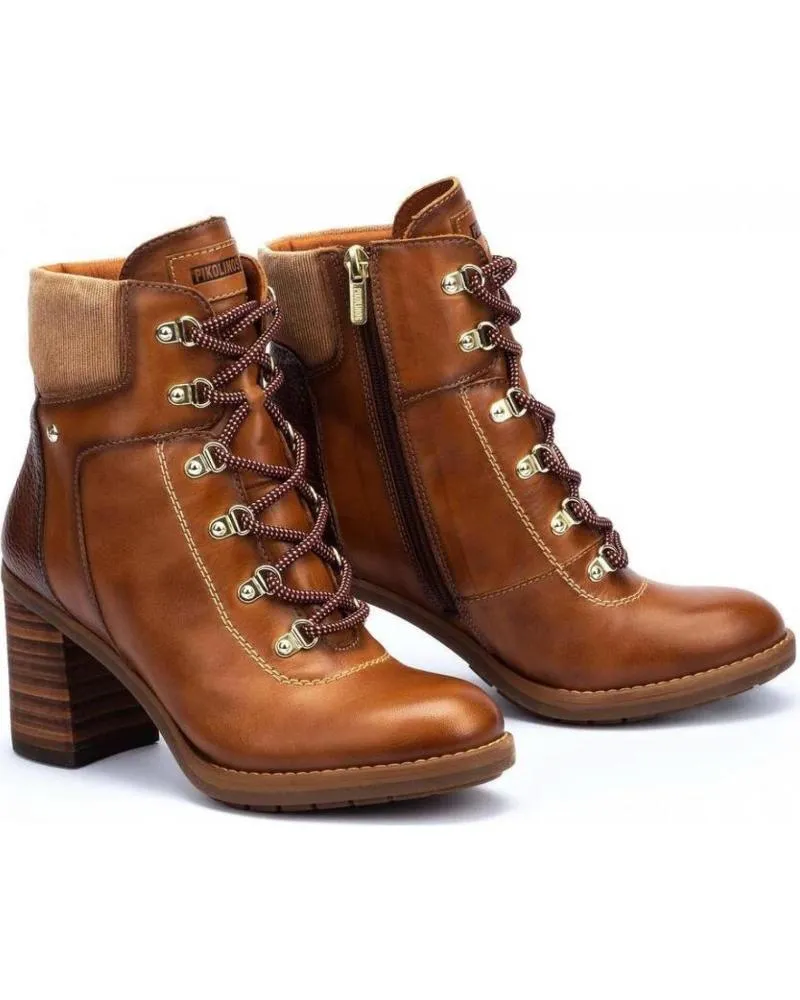 BOTAS DE MUJER PIKOLINOS BOTAS POMPEYA W7S8851 BRANDY