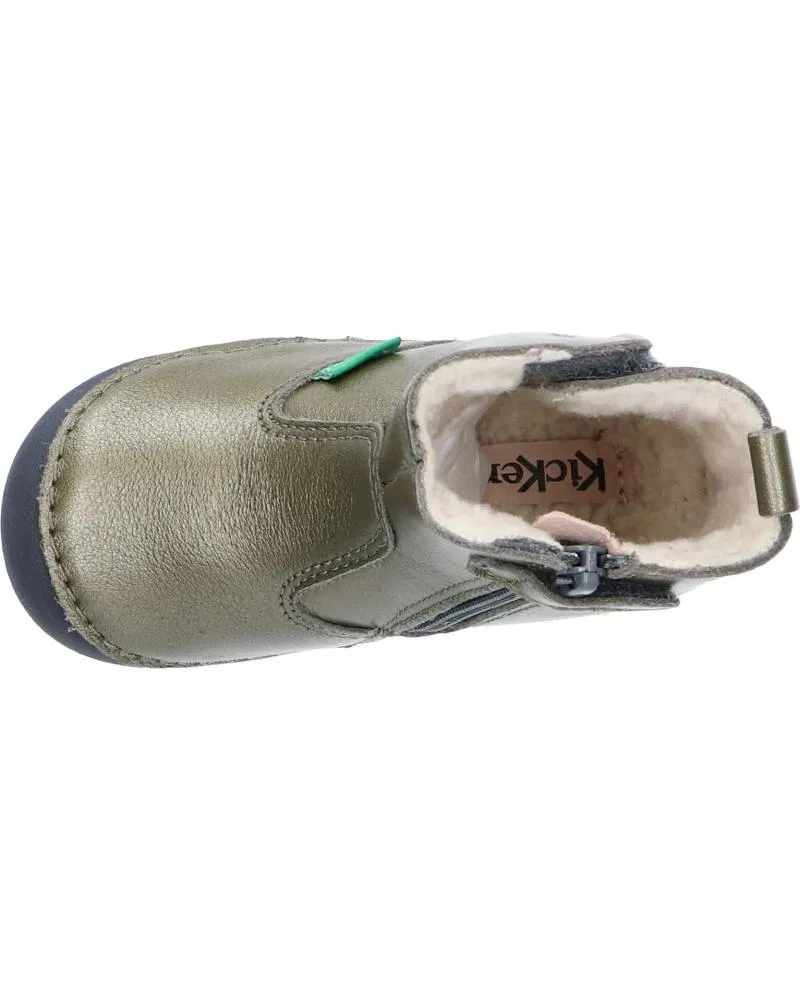 Botas de Niña KICKERS 830370 SOCOOL CHO 16 ARGENT