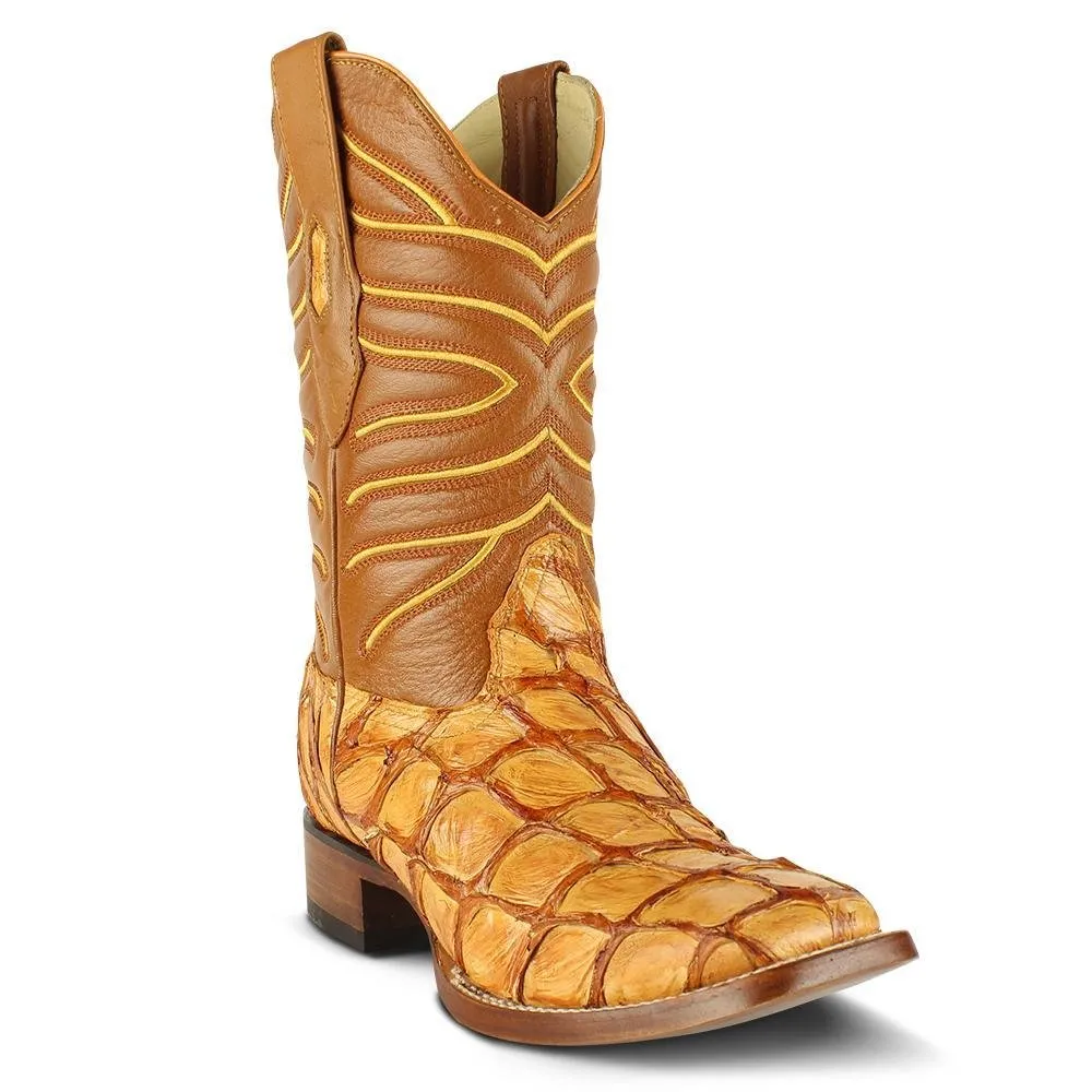 BOTAS DE PESCADO PIRARUCU ORIGINAL EN HORMA RODEO CUADRADA LAB8221002