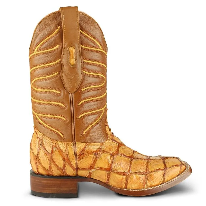 BOTAS DE PESCADO PIRARUCU ORIGINAL EN HORMA RODEO CUADRADA LAB8221002