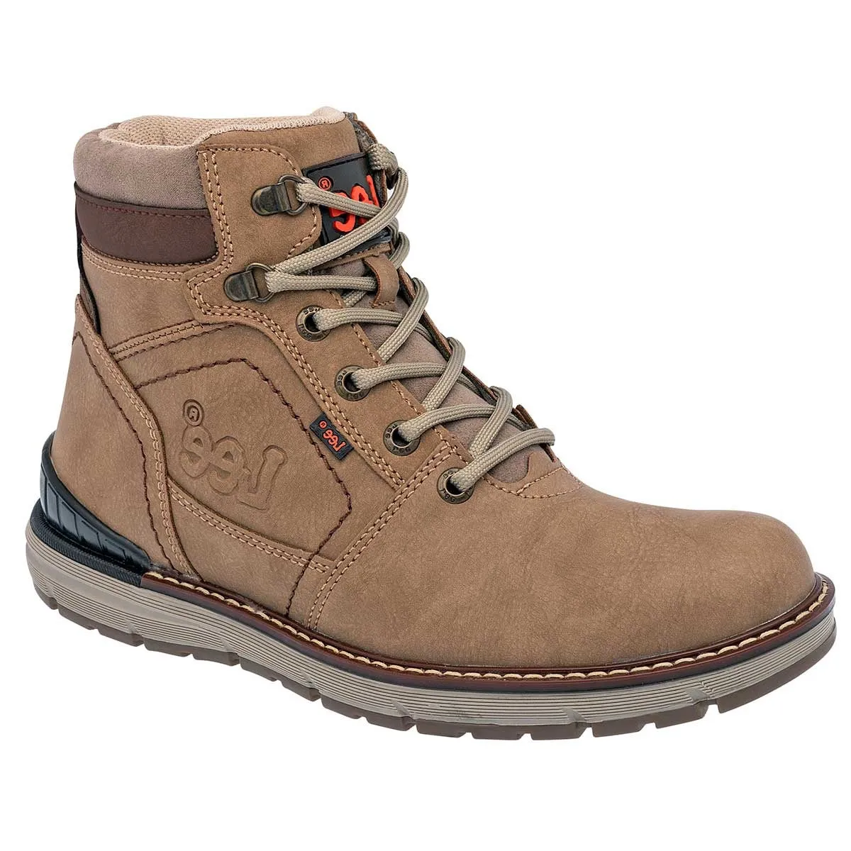 Botas de  Senderismo Exterior Sintético Color Beige Con Café Para Hombre De Lee