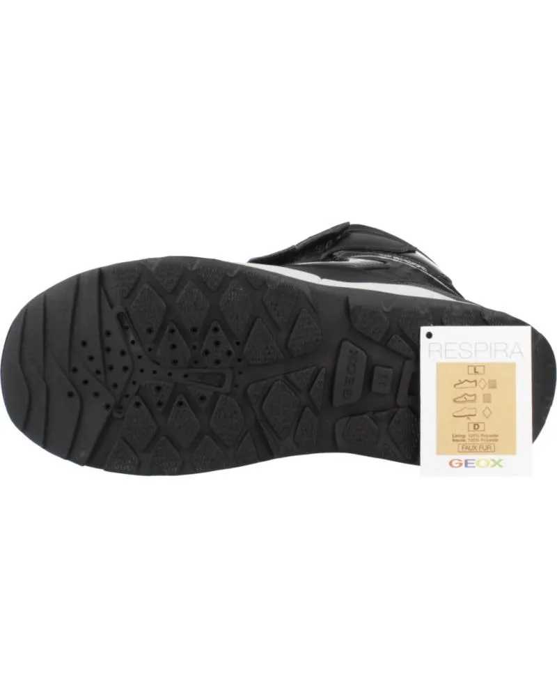 Botas GEOX  de Niña BOTAS NINA MODELO J SENTIERO GIRL B AB COLOR NEGRO  C9999