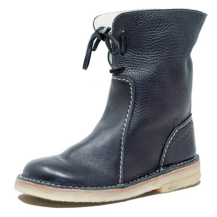 Botas impermeables de cuero