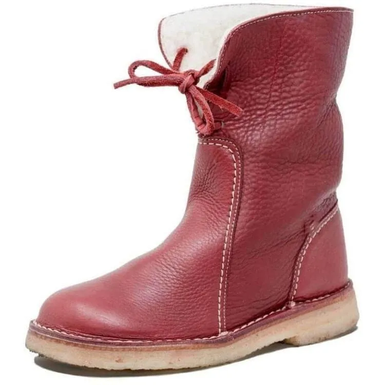 Botas impermeables de cuero