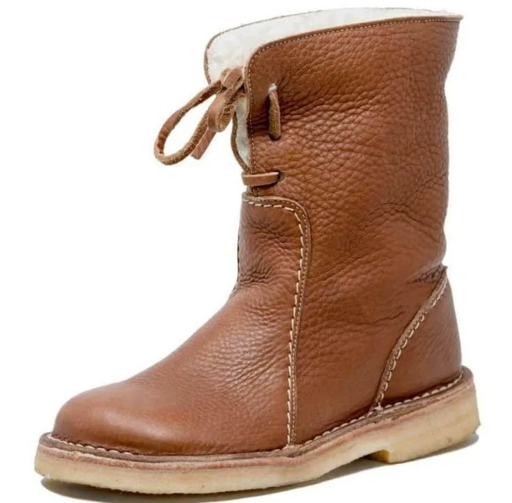 Botas impermeables de cuero