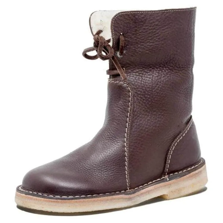 Botas impermeables de cuero
