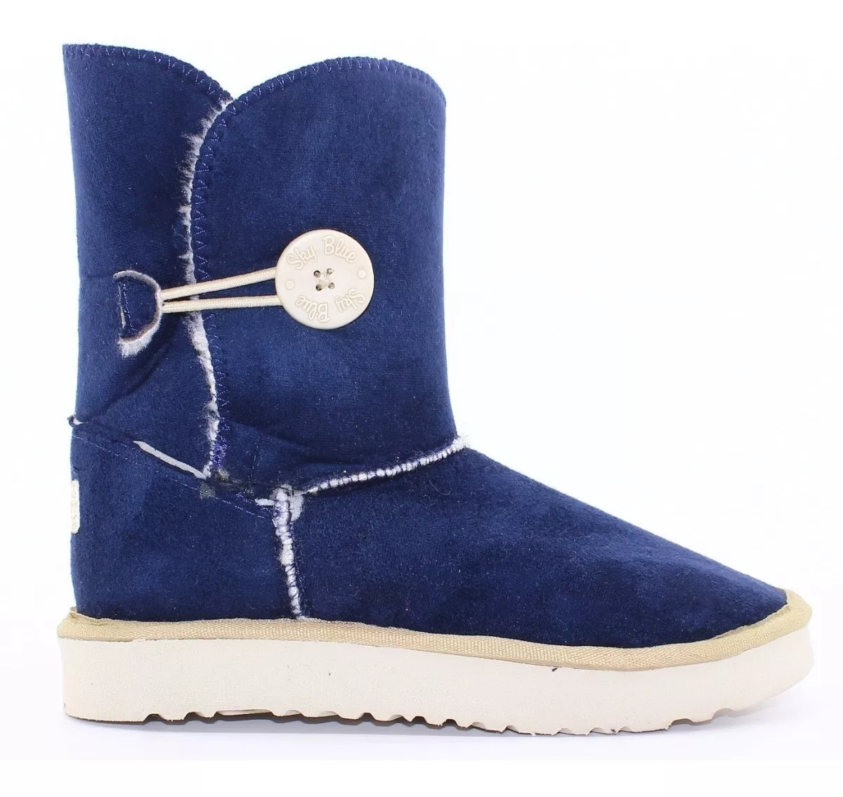 Botas Pantubotas Mujer Dama Comodas Boton 209191 Carg