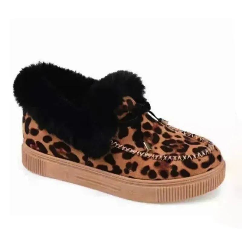 Botas peludas de Color liso para mujer