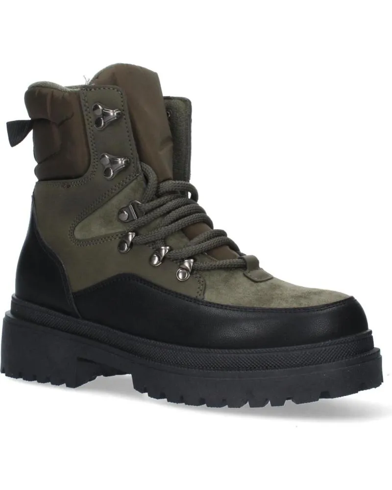 BOTAS PUNTOSALAO  DE MUJER BOTAS DE MONTANA PLANAS PARA MUJER COLOR VERDE 2CD2063  VARIOS COLORES