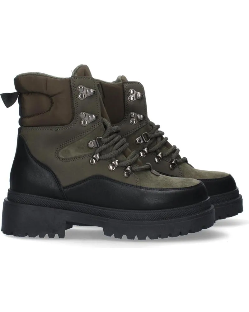 BOTAS PUNTOSALAO  DE MUJER BOTAS DE MONTANA PLANAS PARA MUJER COLOR VERDE 2CD2063  VARIOS COLORES