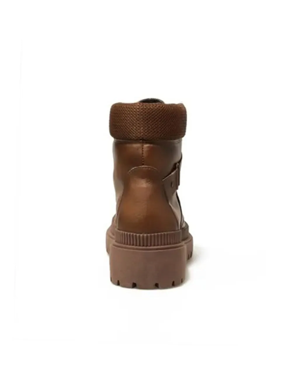 Botin Chunky Con Cordones Y Argolla Lateral Norma 13022