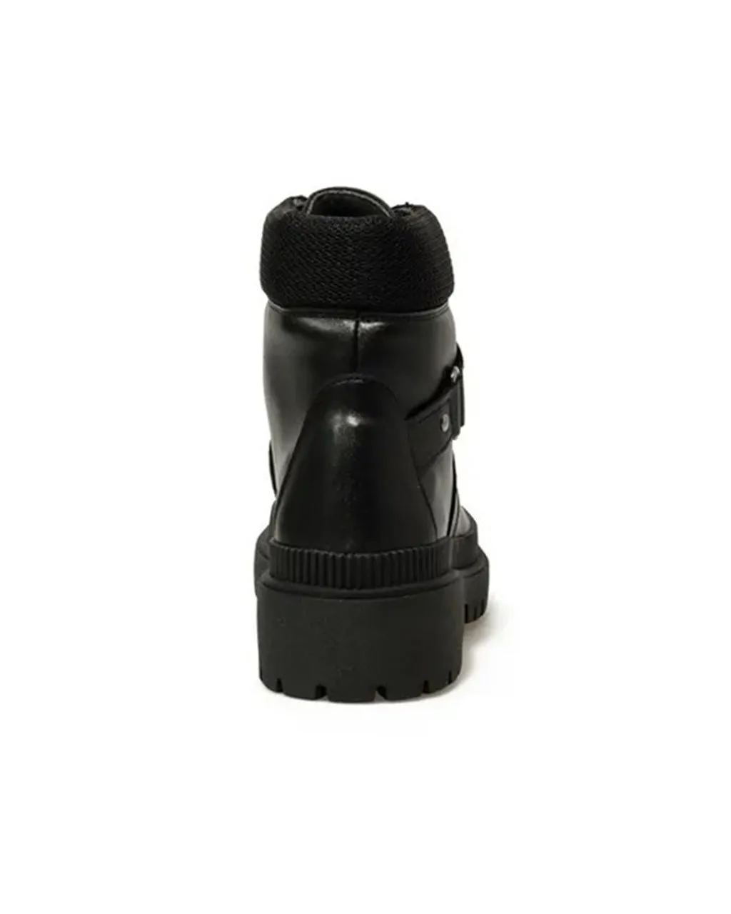 Botin Chunky Con Cordones Y Argolla Lateral Norma 13022