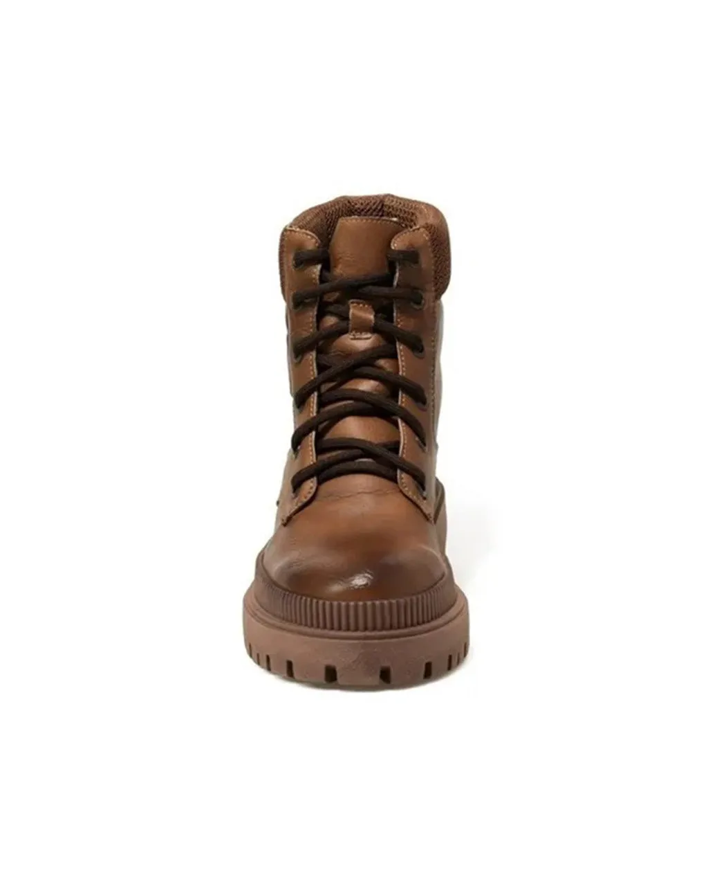 Botin Chunky Con Cordones Y Argolla Lateral Norma 13022
