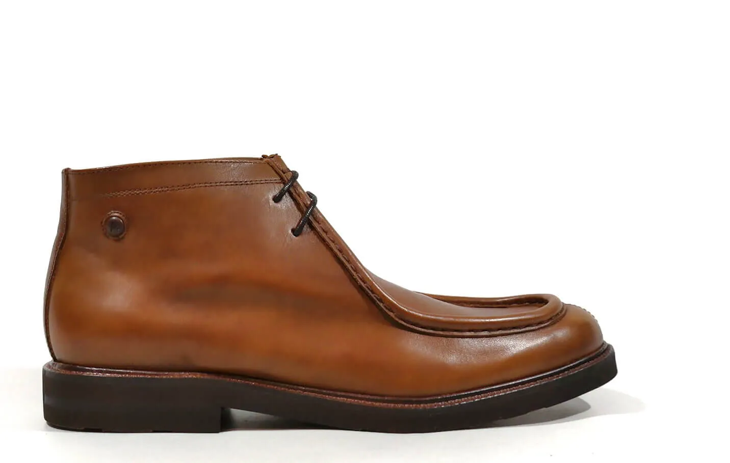 Botines de cordones para hombre con bordón
