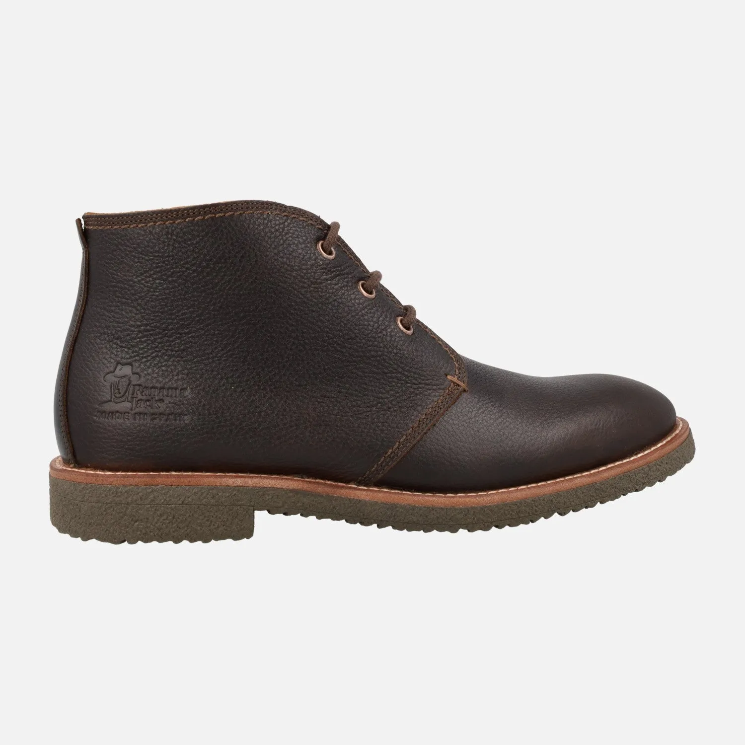 Botines de piel con cordones Panama jack Gael
