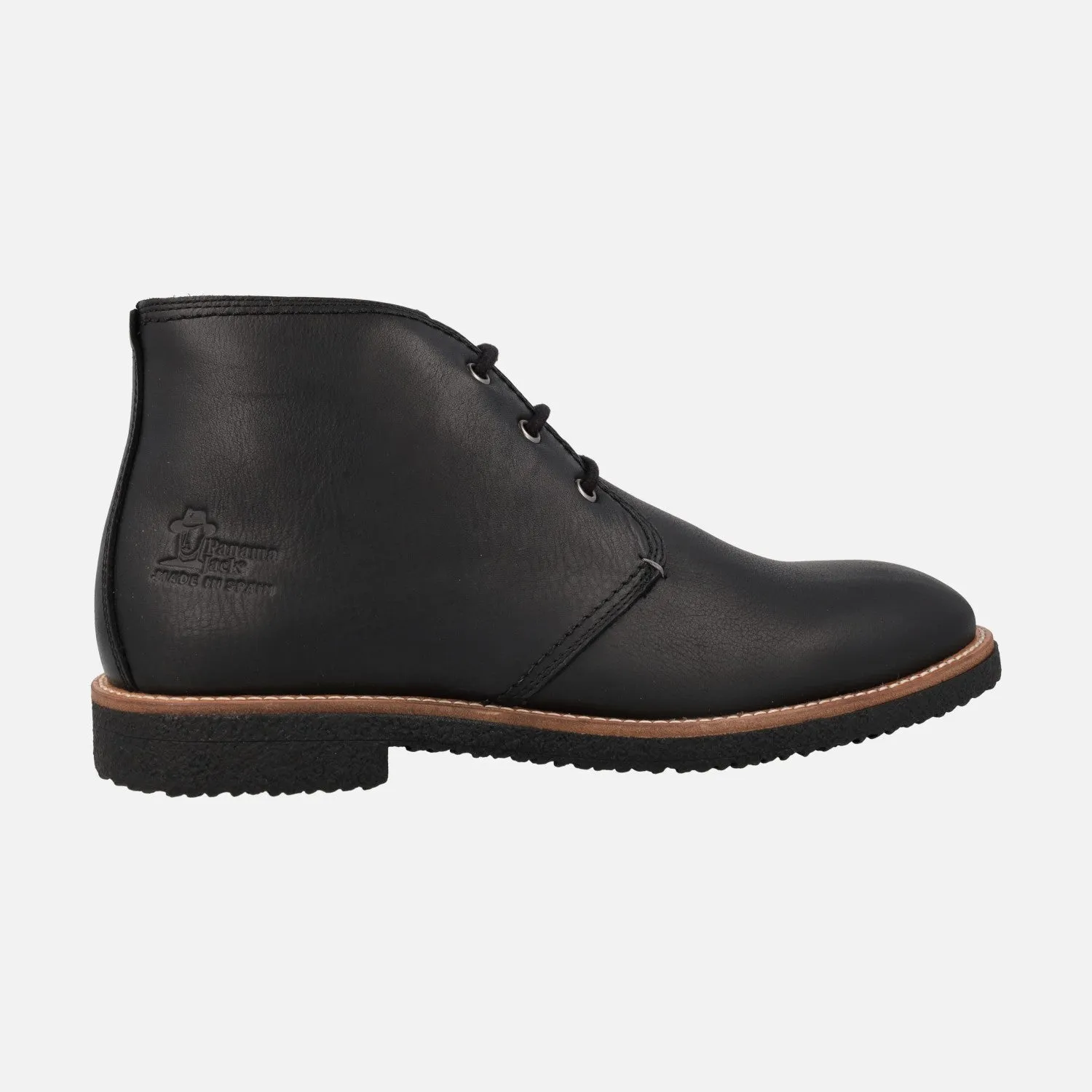 Botines de piel con cordones Panama jack Gael