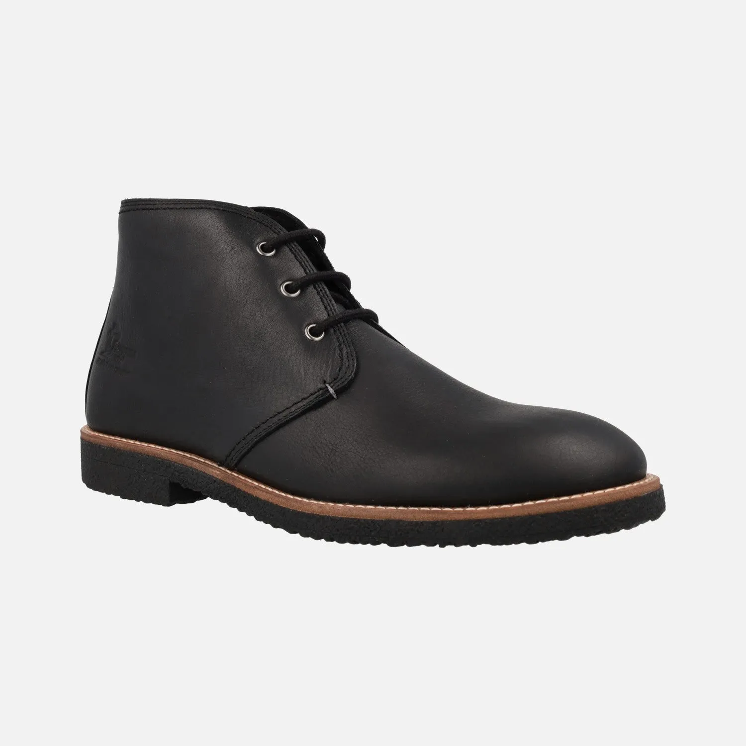 Botines de piel con cordones Panama jack Gael