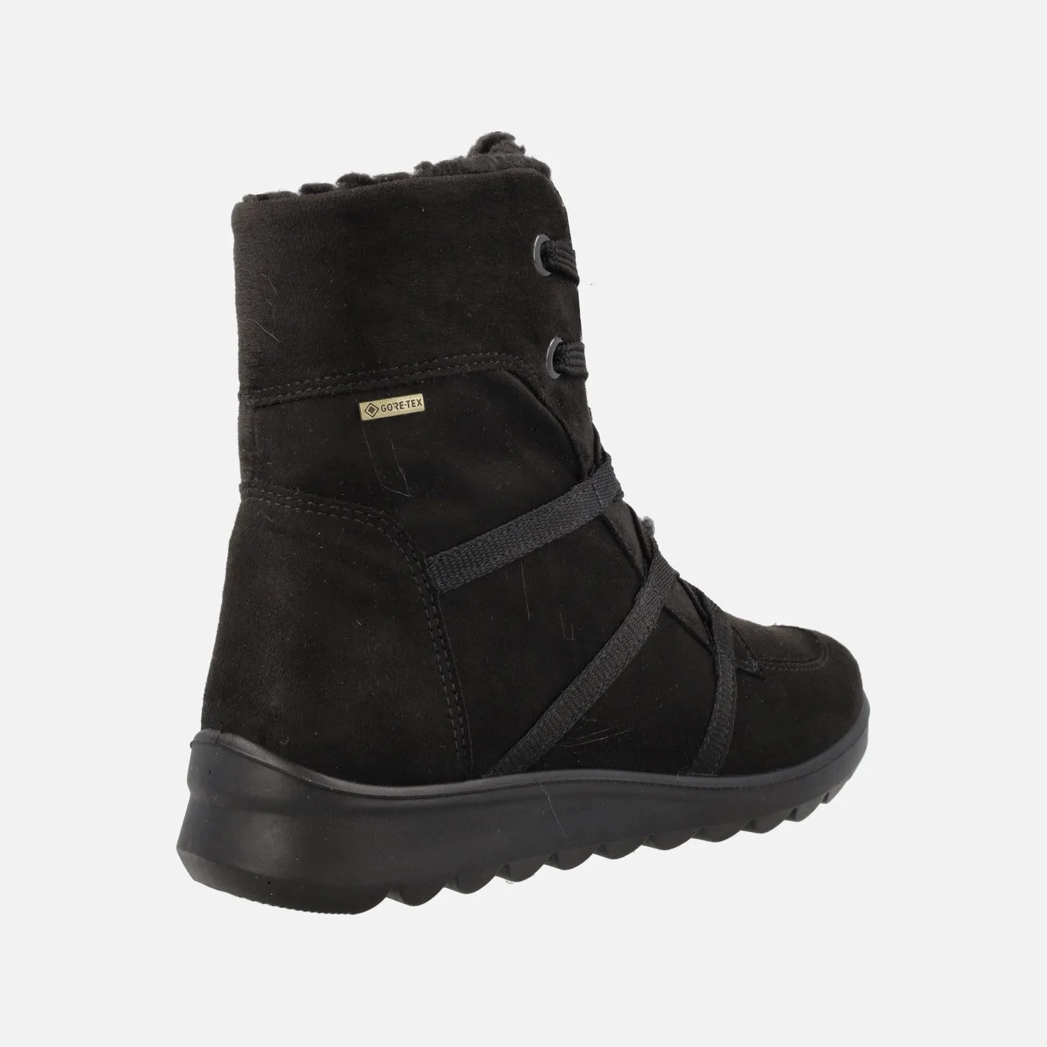 BOTINES NEGROS DE CORDONES CON MEMBRANA GORETEX