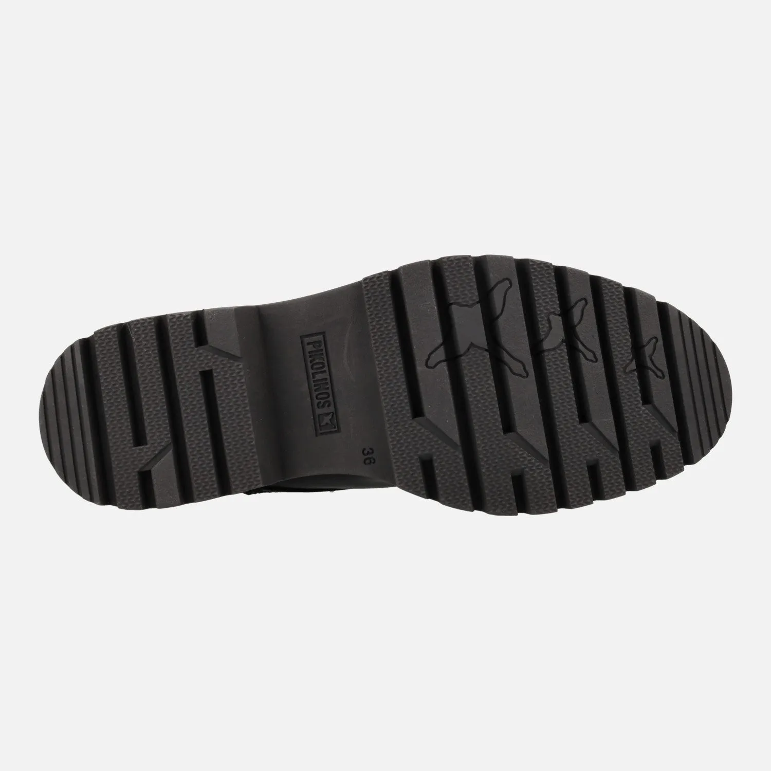 Botines negros de piel Avilés con cordones y cremallera